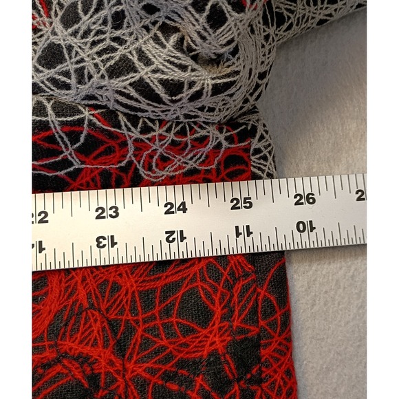 Alfred Dunner‎  Women's Sz 20 Red/Gray Sutton Place String Print Jacquard Jacket - Picture 7 of 9